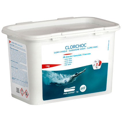 GRANULATE FAST CHLORINE 1KG GRE 30098