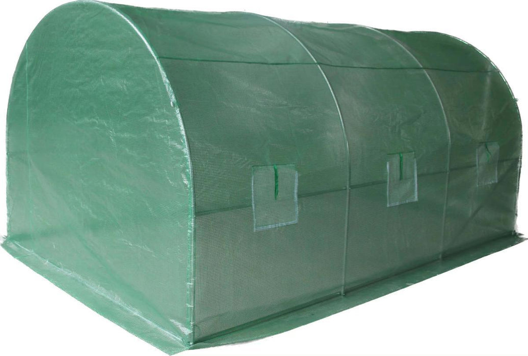 GREENHOUSE GREEN B 4x2.5x2M 6 WINDOWS