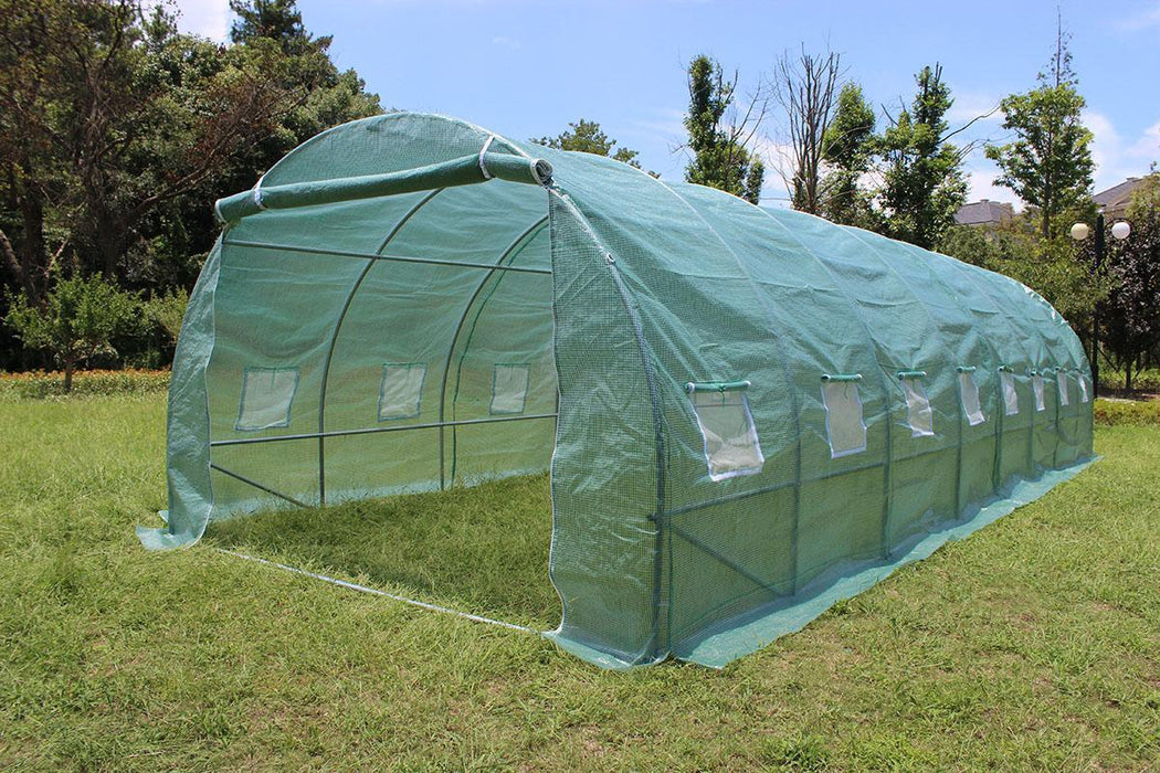 GREENHOUSE GREEN B 8x3x2M 16 WINDOWS