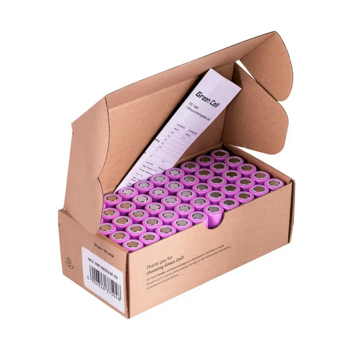 Green Cell 50GC18650NMC26 household battery Rechargeable battery 18650 Lithium-Ion (Li-Ion) - Rechargeable