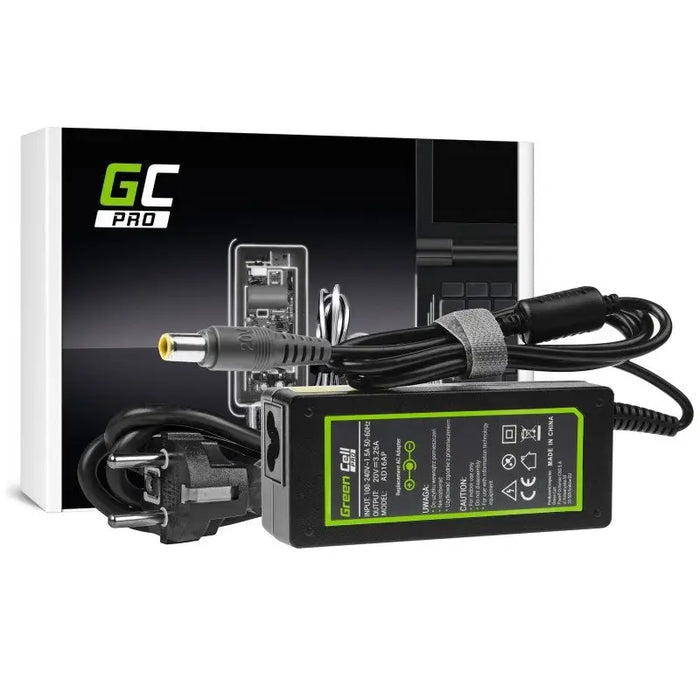 Green Cell AD16AP power adapter/inverter Indoor 65 W Black - Power supplies for laptopsZDL-NOT<<<Power supplies
