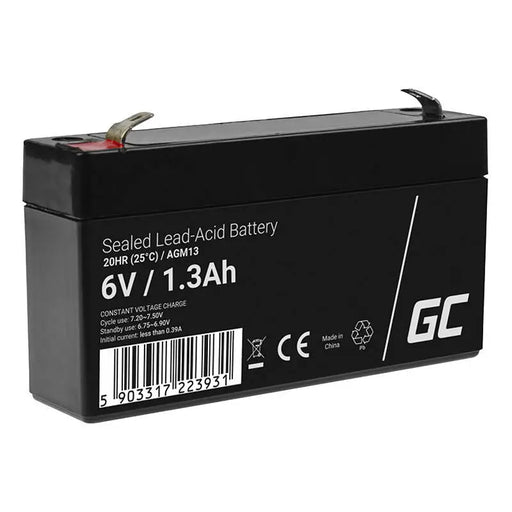 Green Cell AGM13 UPS battery Sealed Lead Acid (VRLA) 6 V 1.3 Ah - Batteries<<<Rechargeable batteries<<<IT