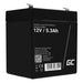 Green Cell AGM45 UPS battery Sealed Lead Acid (VRLA) 12 V 5,3 Ah - Batteries<<<Rechargeable batteries<<<IT