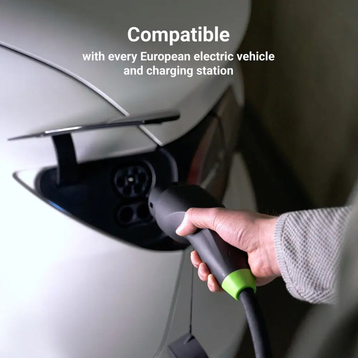 Green Cell EVKABGC02 electric vehicle charging cable Black Type 2 3 7 m - WiresLPE-KAB<<<Charging electric