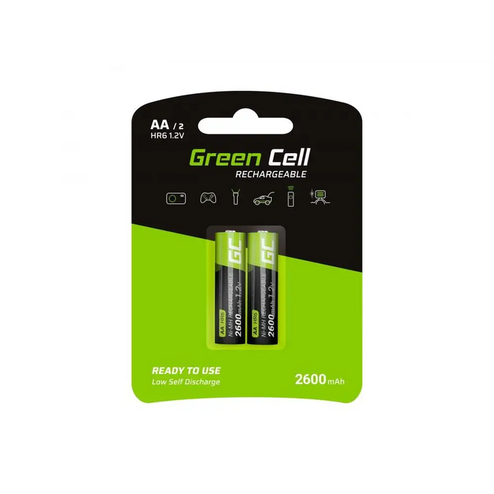 Green Cell GR05 household battery Rechargeable battery AA Nickel-Metal Hydride (NiMH) - Батерии<<<Батерии и зарядни