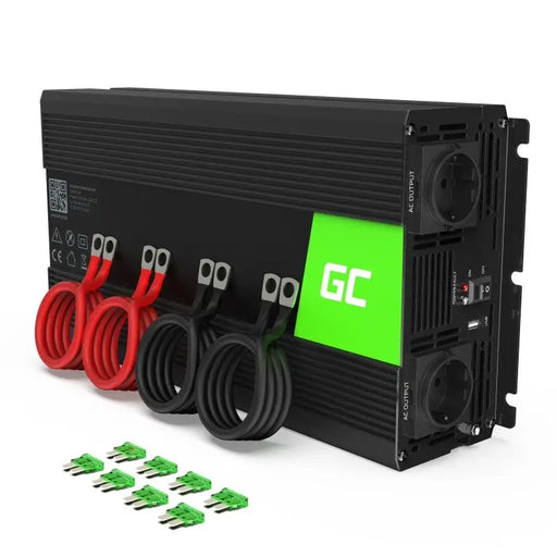Green Cell INV15 power adapter/inverter Auto 3000 W Black - ConvertersZSA-PRZ<<<Car power supplyZSA<<<ActionPL