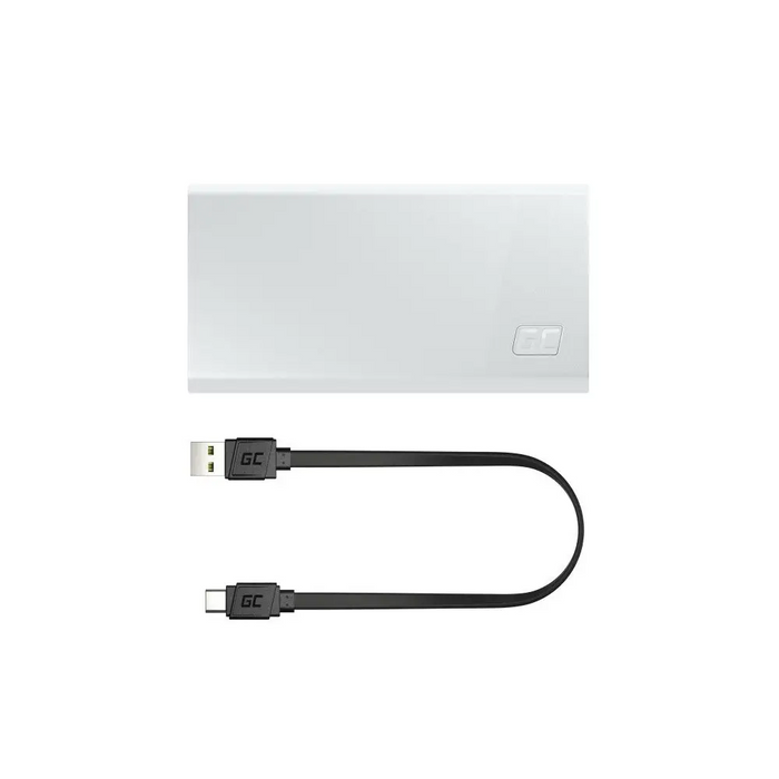 Green Cell PBGC03SW захранваща банка Литиев полимер (LiPo) 20000 mAh Бял - Power banks