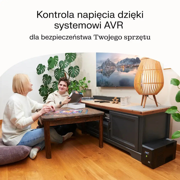 Green Cell uninterruptible power supply (UPS) Line-Interactive 1 kVA 600 W 4 AC outlet(s) - UPSZSI-UPS<<<Emergency