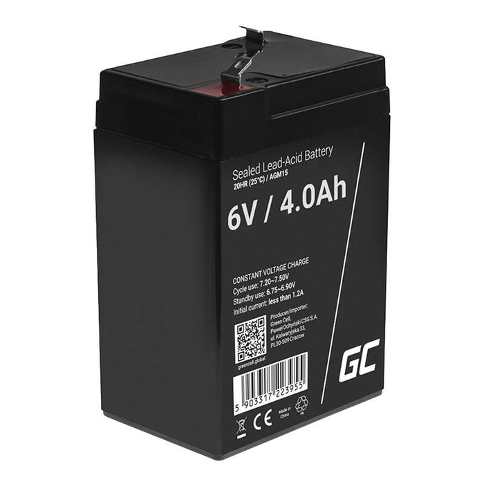 Green Cell AGM15 UPS battery Sealed Lead Acid (VRLA) 6 V 4 Ah