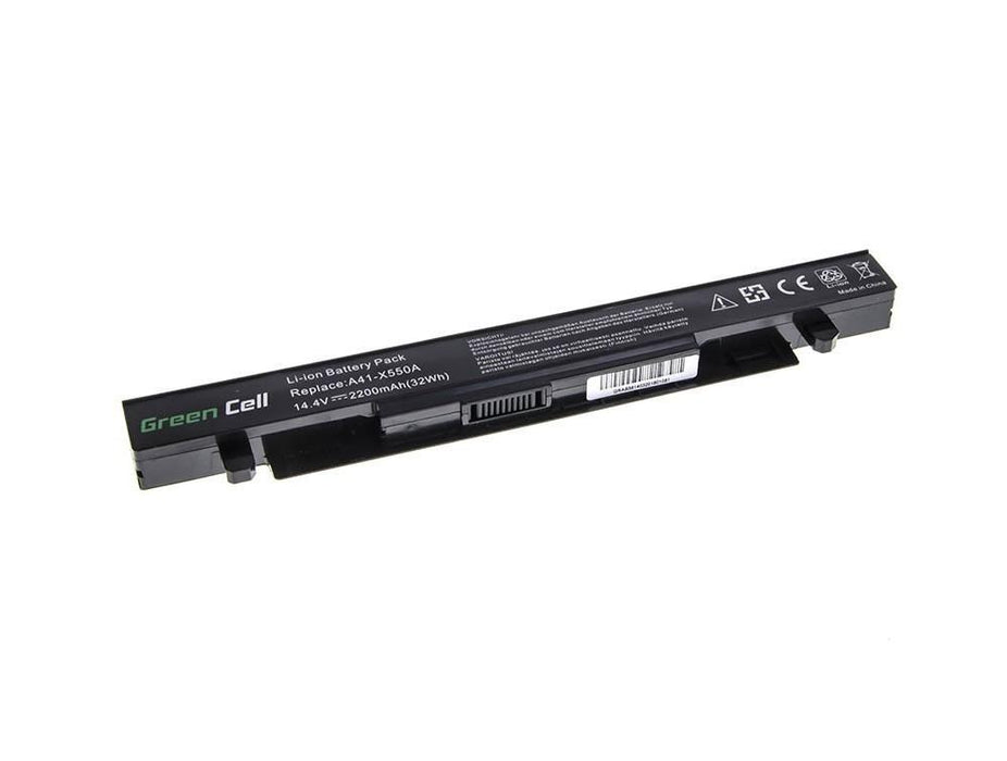 Laptop battery GREEN CELL, ASUS A41-X550A, 14.4V, 2.2Ah