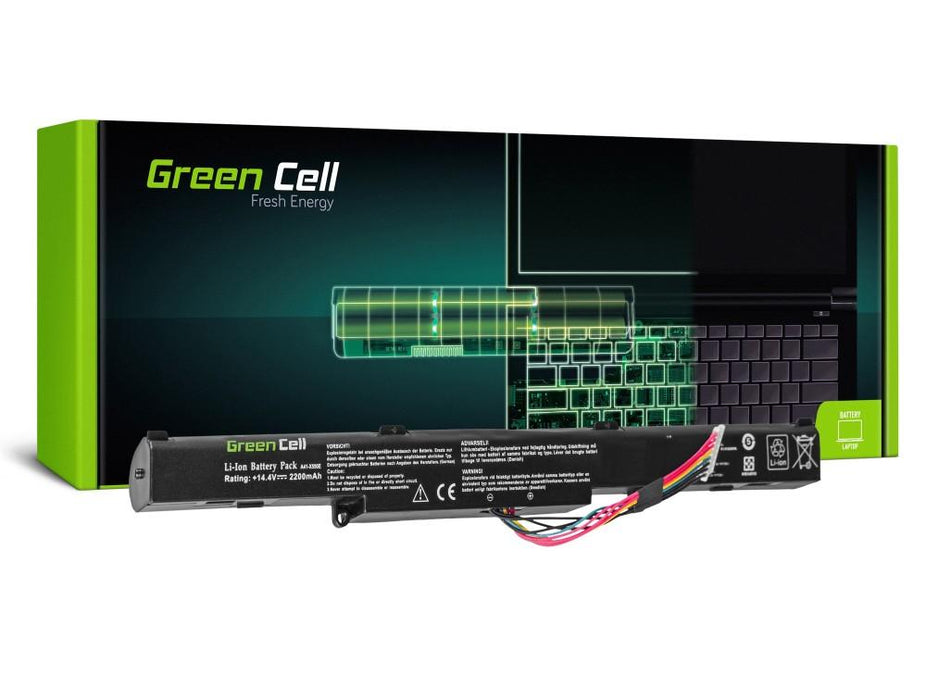 Battery for laptop GREEN CELL, Asus A41-X550E F550 F750 K550 K750 R510 R750 X550 X750, 14.4V, 2200mAh