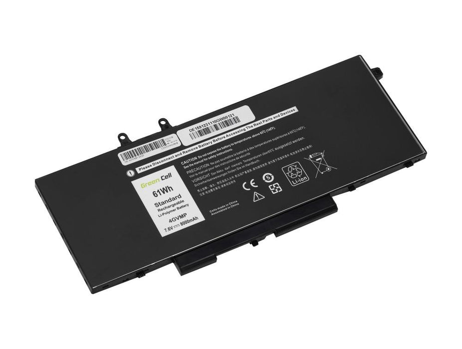 Dell Latitude 5400 5410 5500 5510 Precision 3540 3550 4GVMP 7.4V 8000mAh GREEN CELL Laptop Battery