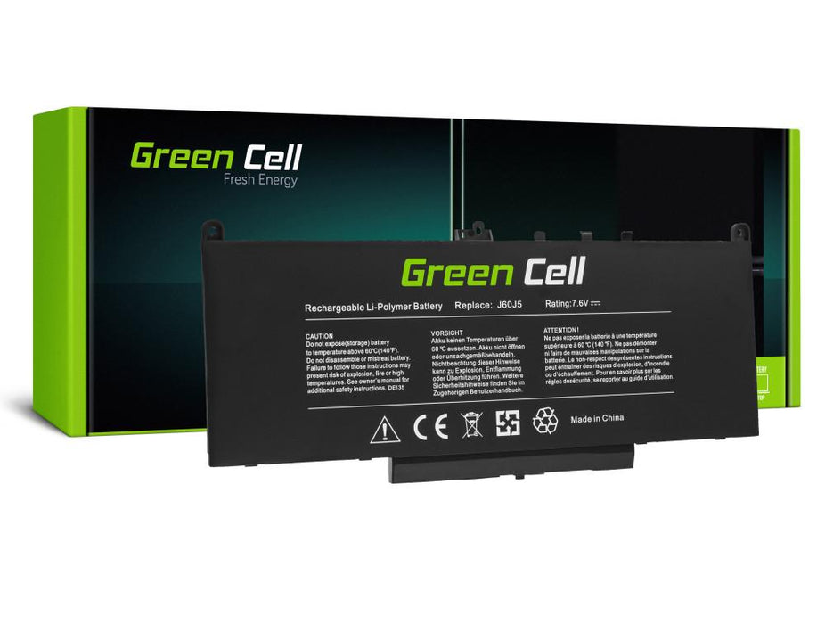 Laptop Battery Dell Latitude E7270 E7470 J60J5 7.6V 5800mAh GREEN CELL