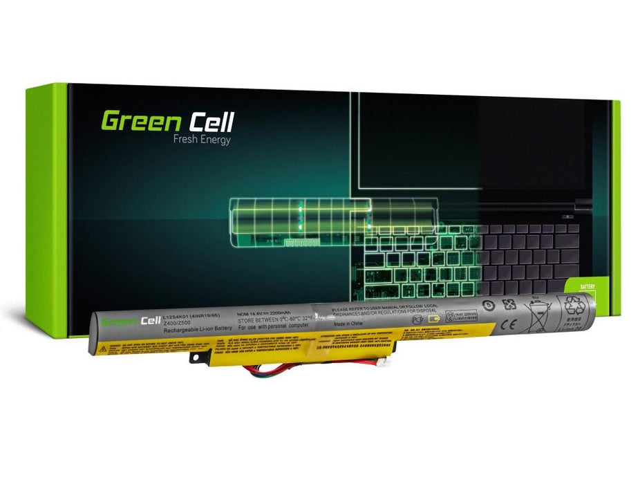 Battery for laptop GREEN CELL, IBM Lenovo IdeaPad P500 Z510 P400 TOUCH P500 TOUCH Z400 TOUCH Z510 TOUCH, 14.8V, 2200mAh