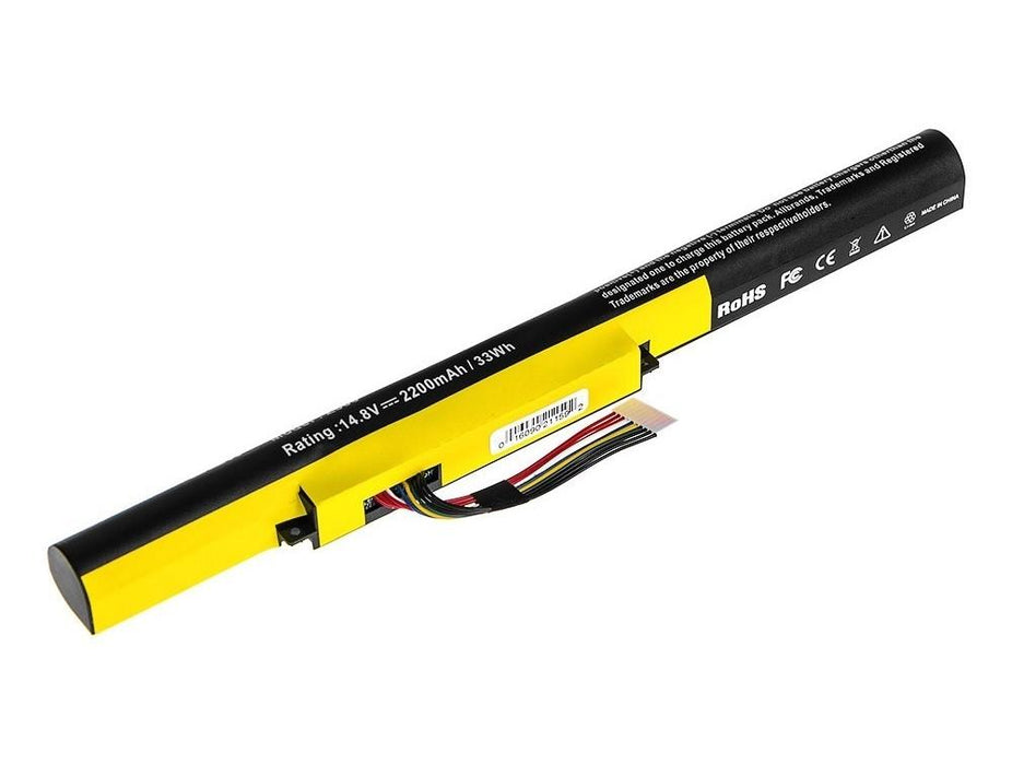 Battery for laptop GREEN CELL, IBM Lenovo IdeaPad P500 Z510 P400 TOUCH P500 TOUCH Z400 TOUCH Z510 TOUCH, 14.8V, 2200mAh