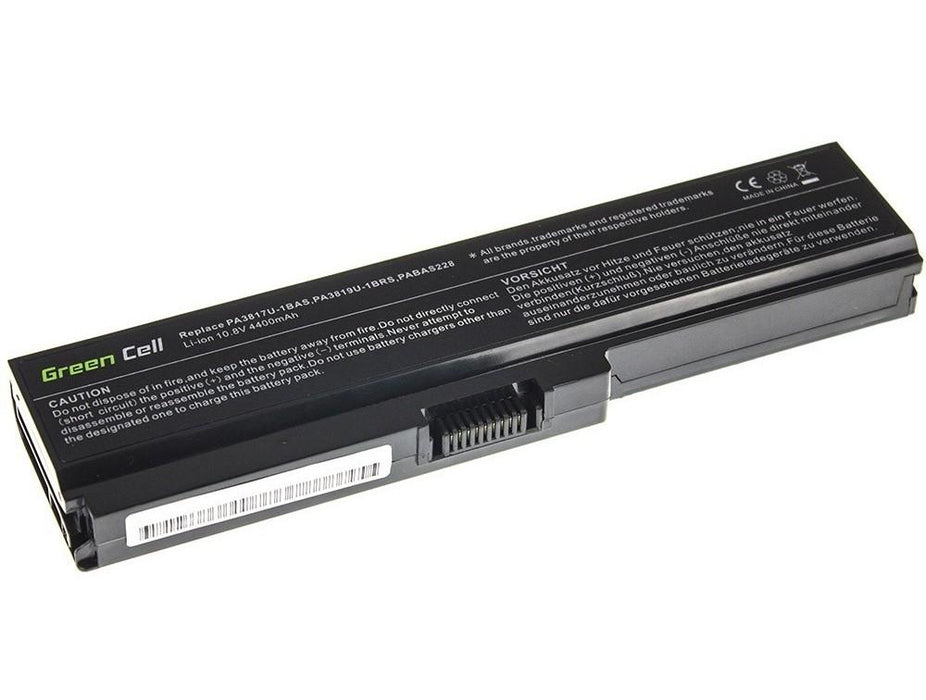 GREEN CELL laptop battery, Toshiba Satellite C650 C650D C660 C660D L650D L655 L750 PA3635U PA3817U, 10.8V, 4400mAh