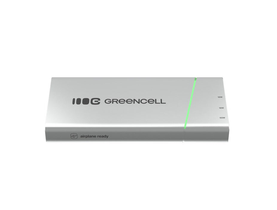 Green Cell PBPLGC20P power bank Lithium-Ion (Li-Ion) 20800 mAh Aluminium, Black, Green, Light grey, Silver