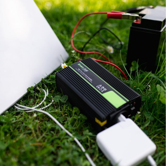 Car inverter voltage converter Green Cell INV08 12V to 230V 1000W/2000W, modified sine wave