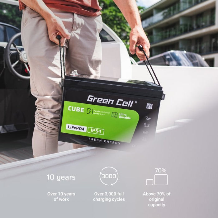 Green Cell LFPGC12V50AH UPS battery Lithium Iron Phosphate (LiFePO4) 12 V 50 Ah