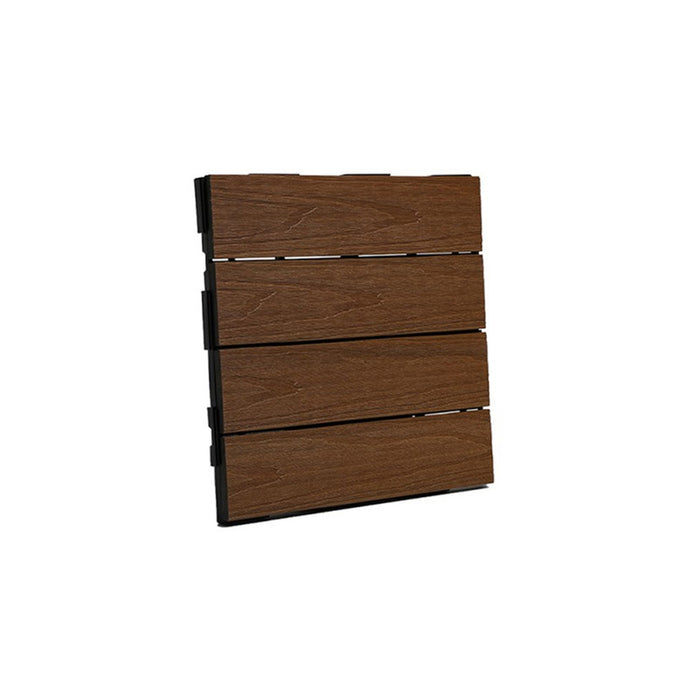 DECKING TILE 30X30CM GREEN WALL SS05TEAK