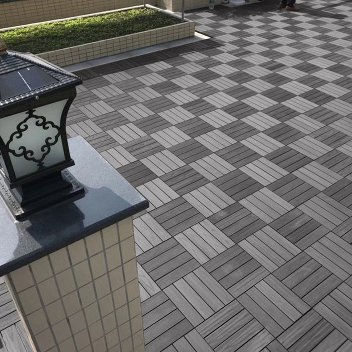 DECKING TILE 30X30CM GREEN WALL SS05 MAGIC GRAY