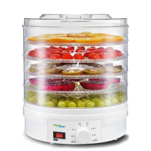 GreenBlue GB190 - 350 W - 5 Separate Compartments - 35 to 70 ° C - Dryers for mushrooms vegetables
