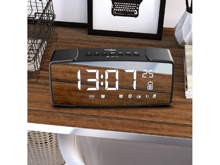Greenblue 62917 Clock Digital Black, Grey