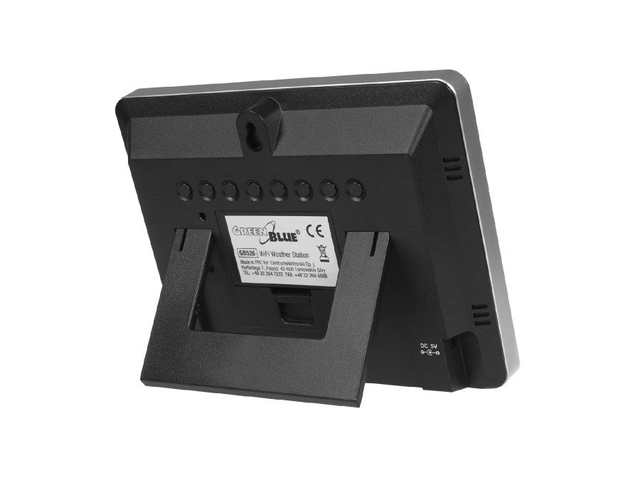 Greenblue GB526 digital weather station Black Battery
