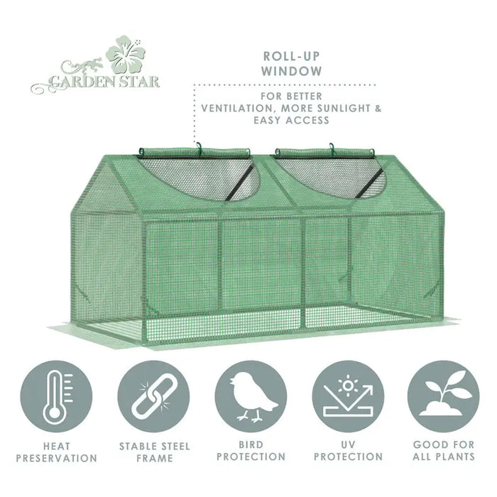 GREENHOUSE 120X60X60CM GARDEN STAR HD-3196 - Оранжерии<<<Оранжерии и аксесоари за разсад<<<Градина<<<Praktiker