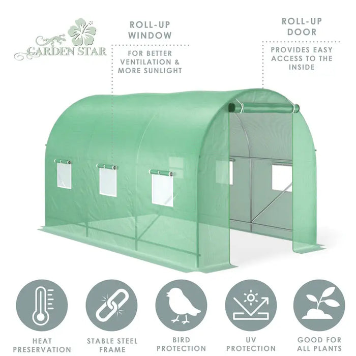GREENHOUSE 300X200X200CM GARDEN STAR HD-8255 - Оранжерии<<<Оранжерии и аксесоари за