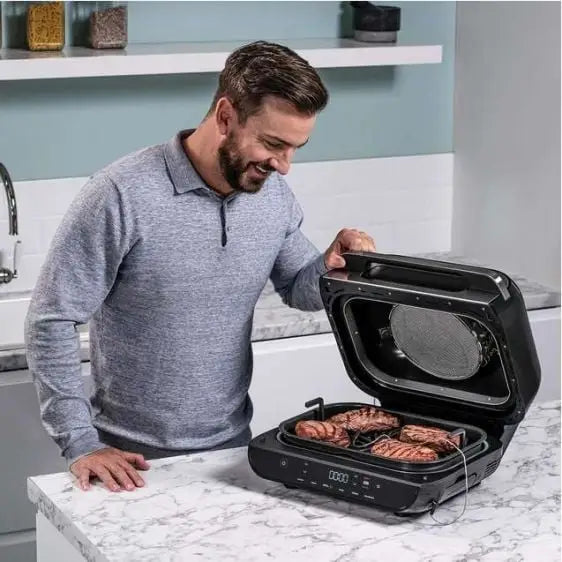 Grill NINJA Foodi MAX Grill & Air Fryer AG551EU - Здравословно хранене<<<Малки електроуреди<<<TechnoMix&&&Грилове и