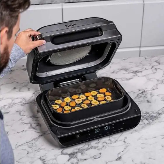 Grill NINJA Foodi MAX Grill & Air Fryer AG551EU - Здравословно хранене<<<Малки електроуреди<<<TechnoMix&&&Грилове и