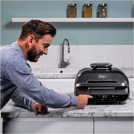 Grill NINJA Foodi MAX Grill & Air Fryer AG551EU - Здравословно хранене<<<Малки електроуреди<<<TechnoMix&&&Грилове и