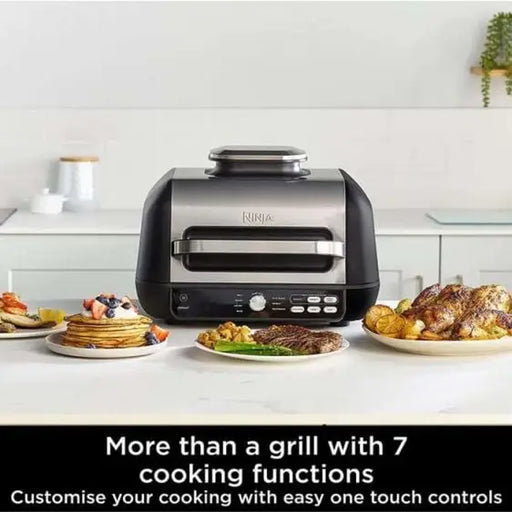 Grill NINJA Foodi MAX Pro Health Grill Flat Plate & Air Fryer AG651 - Здравословно хранене<<<Малки