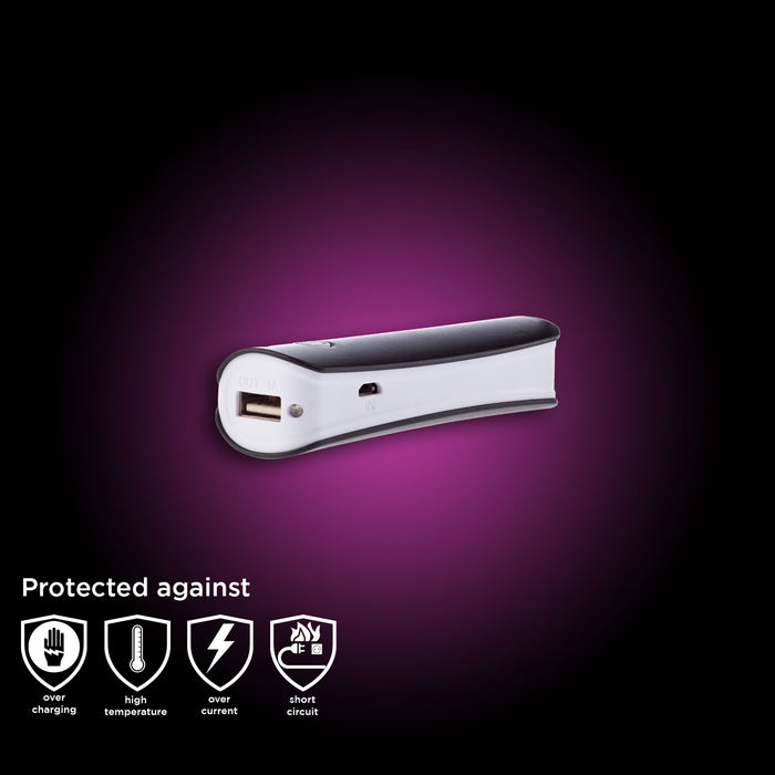 Grixx External battery 2600mAh Black