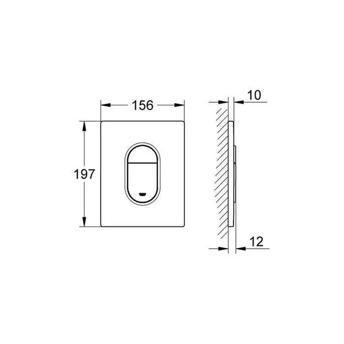 GROHE ARENA COSMOPOLITAN STRUCTURE BUTTON - Структури и комплекти за вграждане<<<Санитарна керамика и