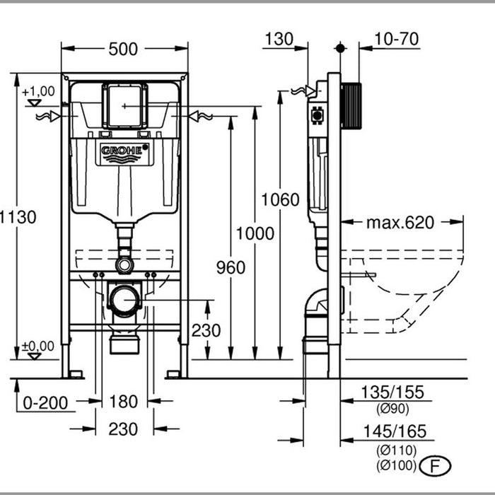 BUILT-IN STRUCTURE GROHE SOLIDO 38811KF0