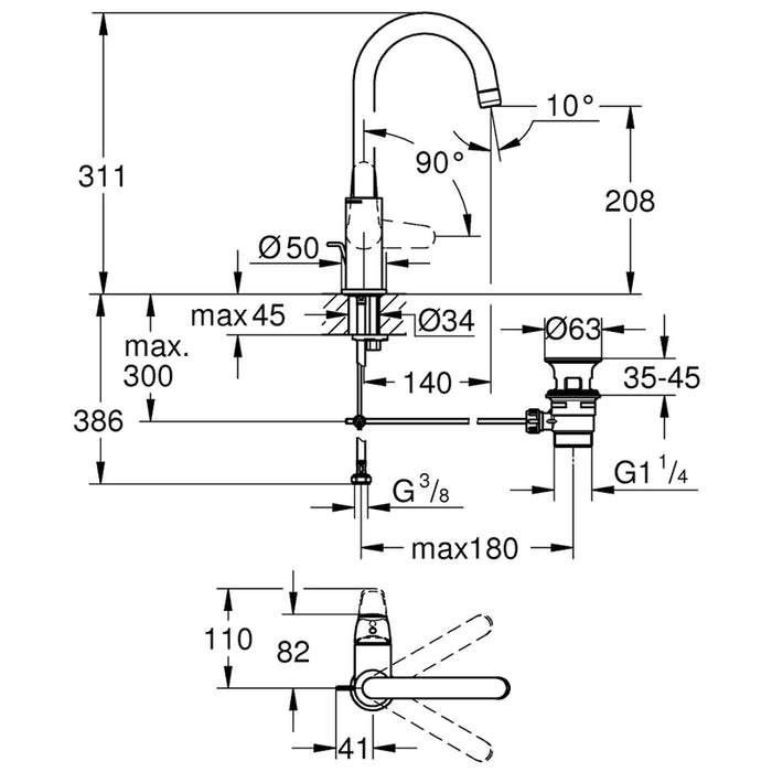 GROHE SWIFT FAUCET