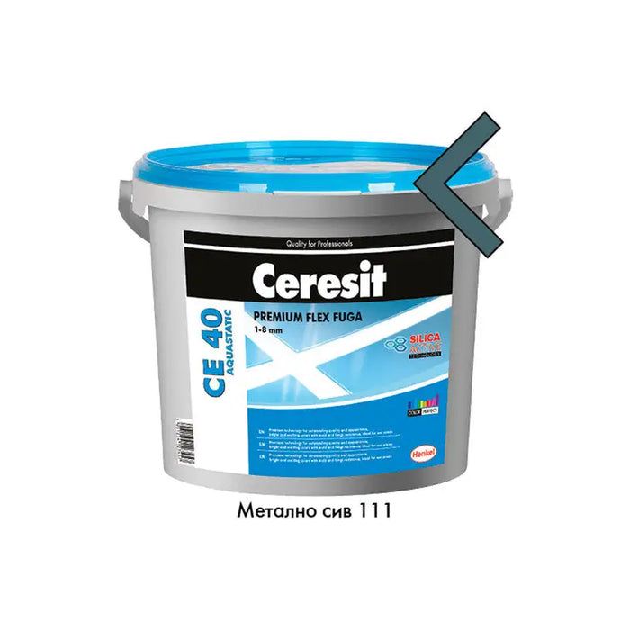 GROUTING MIXTURE CERESIT CE 40 METALLIC GRAY 111 - Фуги<<<Лепила за плочки фуги силикони и