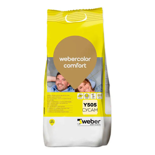 GROUTING MIXTURE FOR INTERIOR AND EXTERIOR USE WEBER COLOR COMFORT Y505 SESAME - Фуги<<<Лепила за плочки фуги силикони