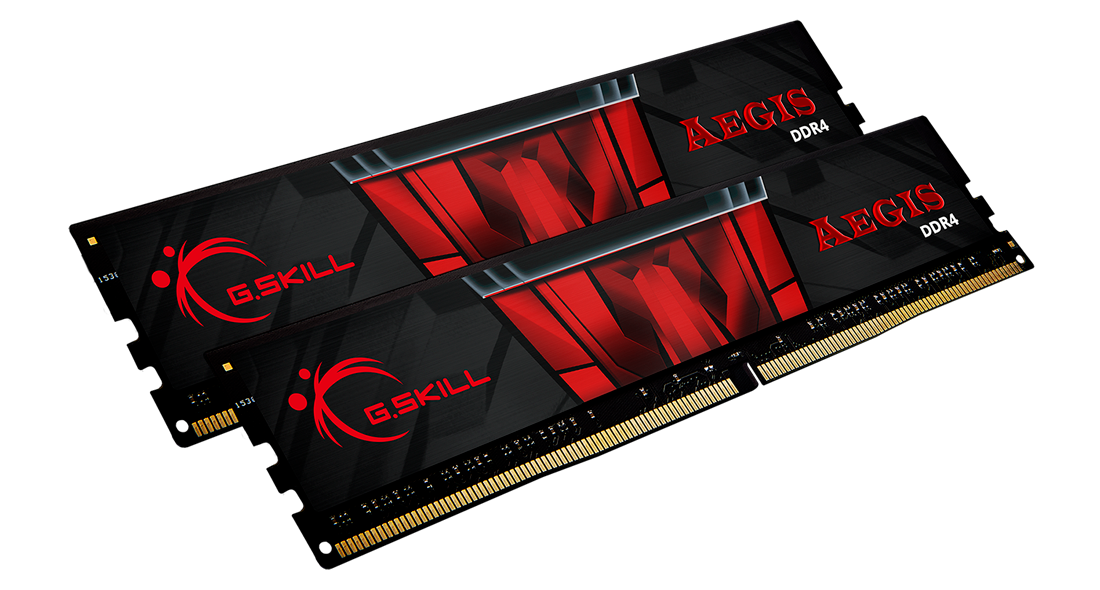 Memory G.SKILL Aegis 16GB(2x8GB) DDR4 3000MHz F4-3000C16D-16GISB
