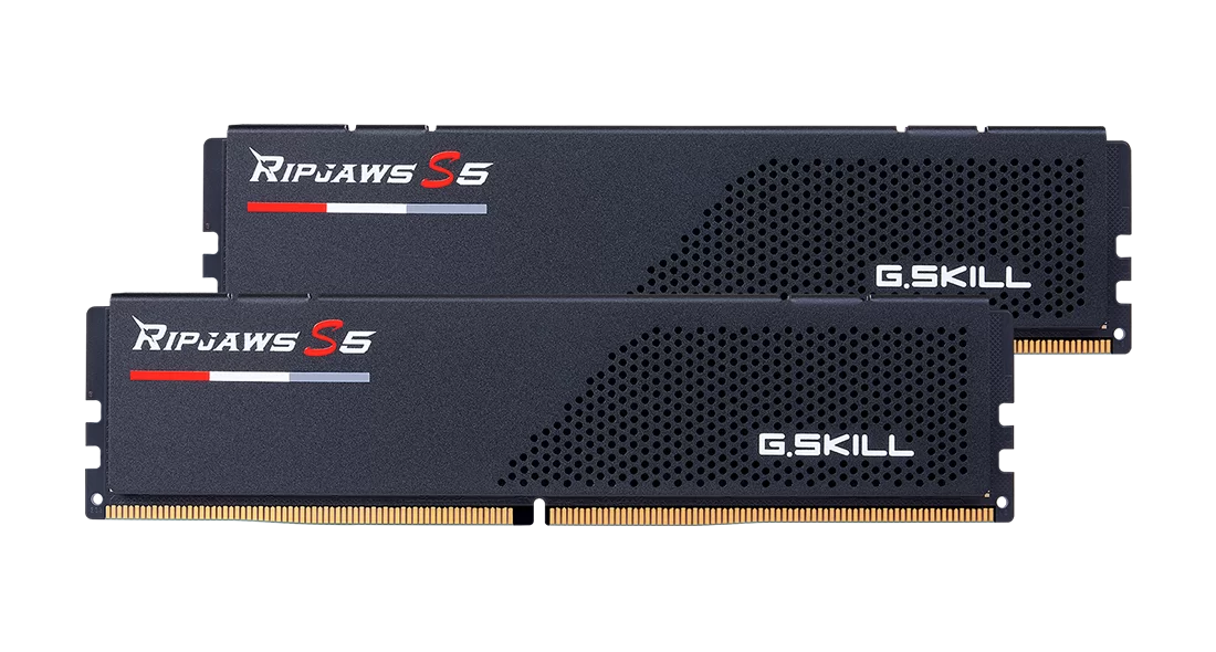 Memory G.SKILL Ripjaws S5 Black 32GB(2x16GB) DDR5 5200MHz CL40 - Intel XMP