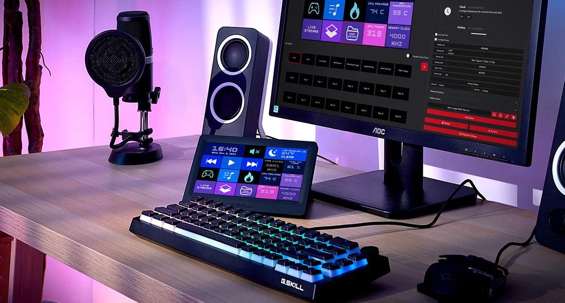 Command panel G.SKILL WigiDash, 7", USB