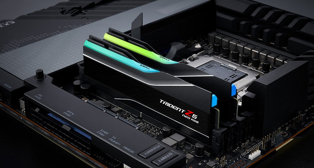 G.Skill Trident Z5 Neo RGB F5-6000J2636H48GX2-TZ5NR memory module 96 GB 2 x 48 GB DDR5 6000 MT/s 288-pin DIMM