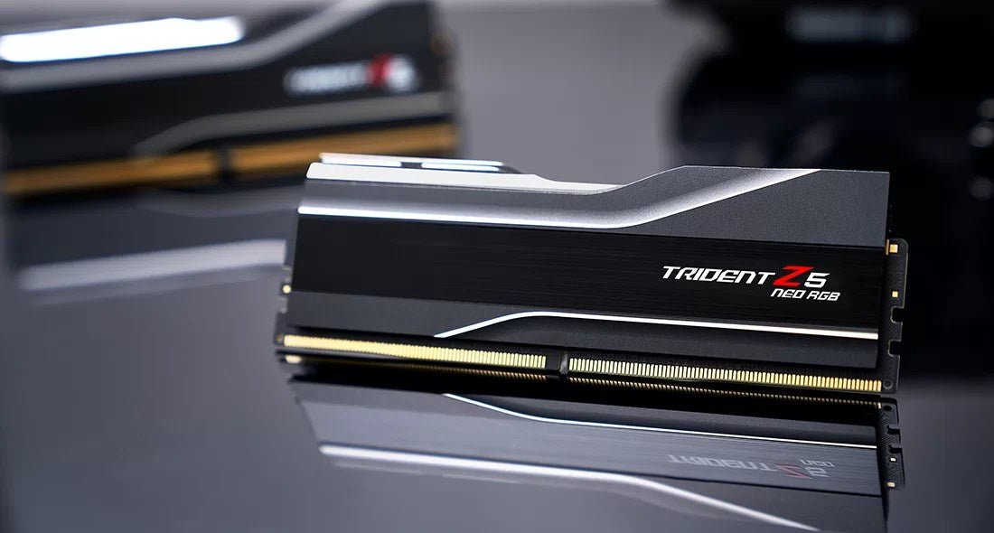 G.Skill Trident Z5 Neo RGB F5-6000J3444F64GX1-TZ5NR memory module 64 GB 1 x 64 GB DDR5 6000 MT/s 288-pin DIMM