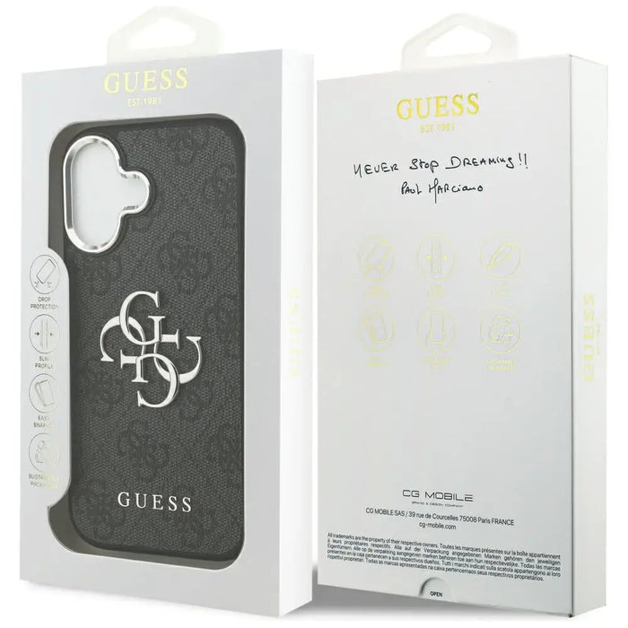 Guess 4G Big 4G Classic Logo Case for iPhone 17 - Black - *Kategoria tymczasowa<<<HurtelXML