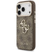 Guess 4G Big 4G Classic Logo Case for iPhone 17 Pro - Brown and Gold - Cell phone cases and covers<<<HurtelXML