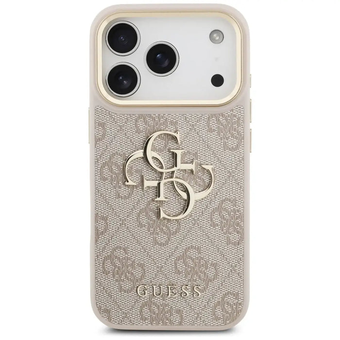 Guess 4G Big 4G Classic Logo Case for iPhone 17 Pro - Rose Gold - Cell phone cases and covers<<<HurtelXML