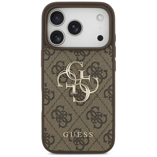 Guess 4G Big Logo Case for iPhone 17 Pro - Brown - Cell phone cases and covers<<<HurtelXML