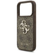 Guess 4G Big Logo Case for iPhone 17 Pro - Brown - Cell phone cases and covers<<<HurtelXML